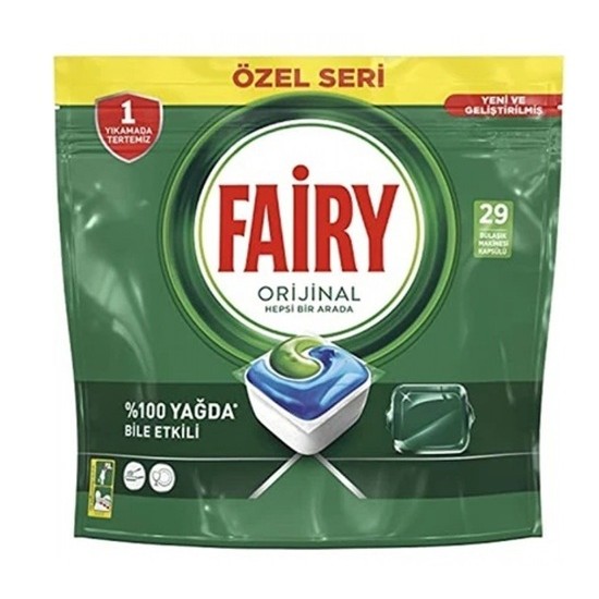 Fairy Orijinal Hepsi Bir Arada Bulaşık Makinesi Tableti 29'lu