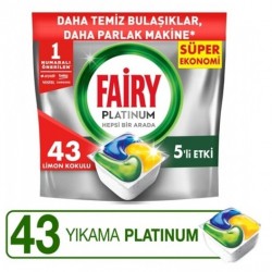 Fairy Orijinal Hepsi Bir Arada Bulaşık Makinesi Tableti 43. Platinum 