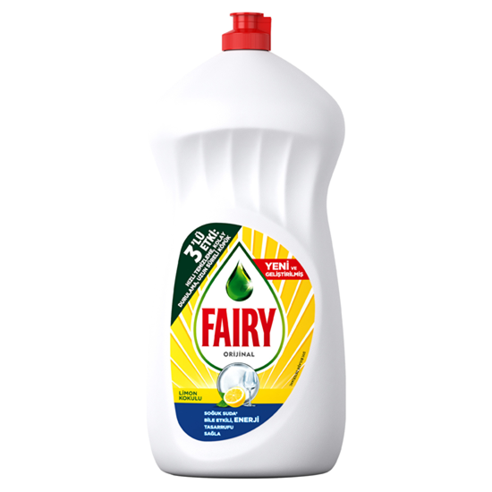 Fairy Süper Ekonomik Paket Sıvı Bulaşık Deterjanı 1500 ml Limon Kokulu
