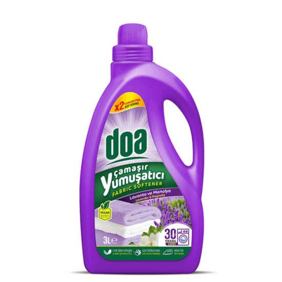 Doa Çamaşır Yumuşatıcı lavanta ferahlığı 3 lt (ÜCRETSİZ KARGO)