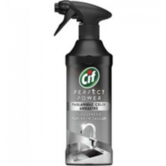 Cif Perfect Power Paslanmaz Çelik ve Ankastre Sprey Temizleyici 435 ml.