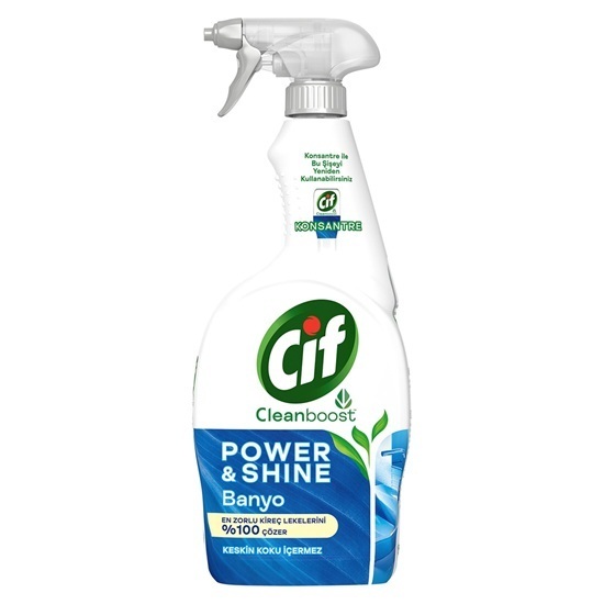 Cif Power & Shine Yüzey Temizleyici Banyo 750 ml