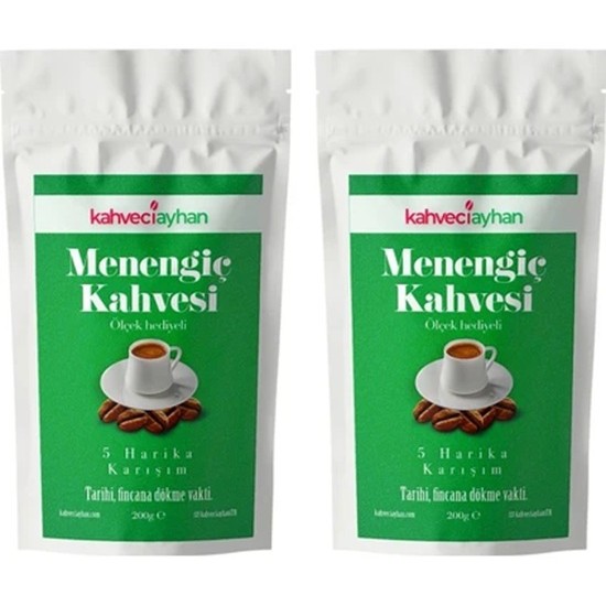 Kahveci Ayhan Menengiç Kahvesi 2 x 200 gr (ÜCRETSİZ KARGO )