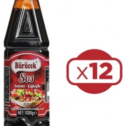 Bürücek Nar Ekşili Sos 1kg x 12 Adet  (ÜCRETSİZ KARGO)