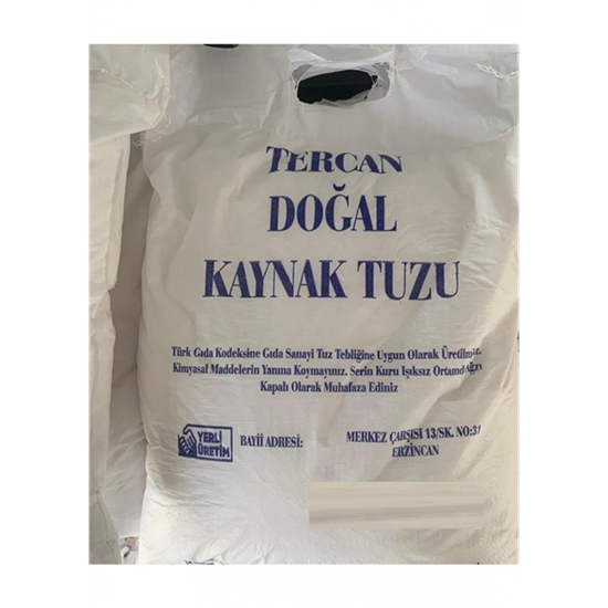 Tercan Doğal Kaynak Tuzu 5 kg (ÜCRETSİZ KARGO)