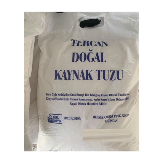 Tercan Doğal Kaynak Tuzu 10 kg (ÜCRETSİZ KARGO)